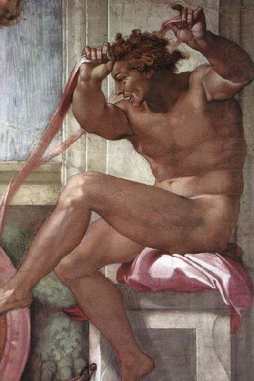 Ignudo, Michelangelo Buonarroti